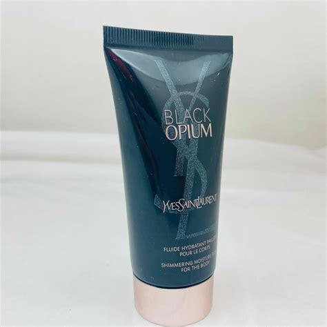 yves saint laurent black opium shimmering moisture fluid for body|ysl black opium body lotion.